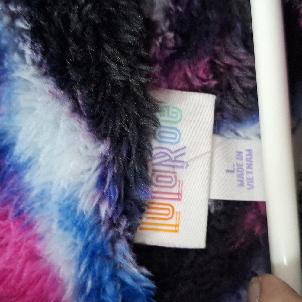 Lularoe fuzzy sweater - Picture 2 of 4